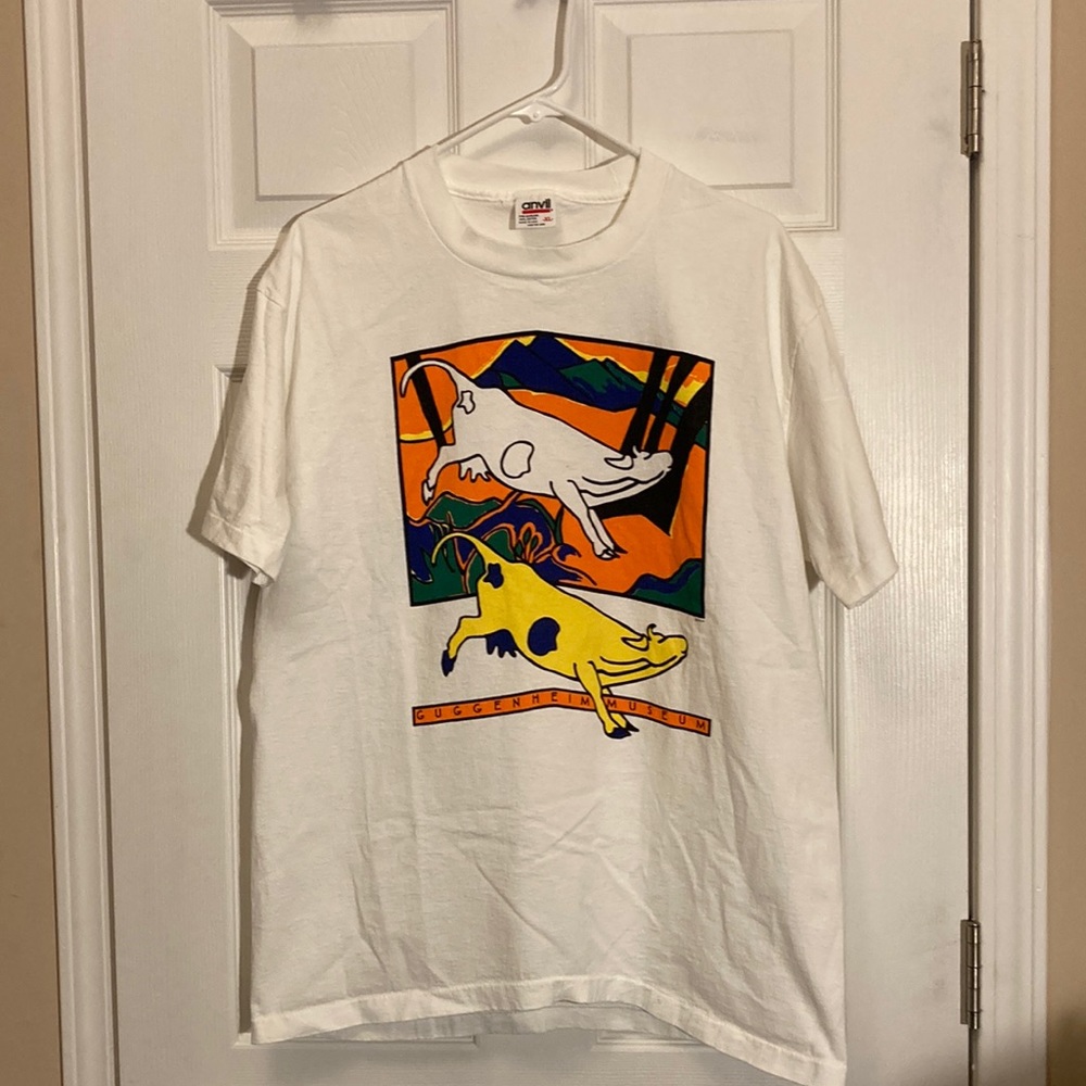 Mens Anvil Guggenheim Museum T-Shirt
